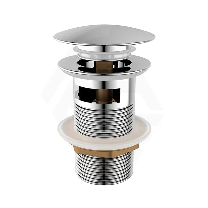 32mm Brass Push-Button Sink Stopper Mushroom Top Overflow Push-Button Sink Stopper