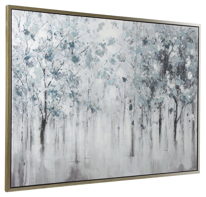 Breckin A8000286 BlueGrayWhite Wall Art