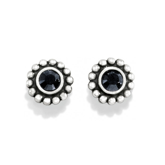 Brighton - Twinkle Mini Post Earrings - Black