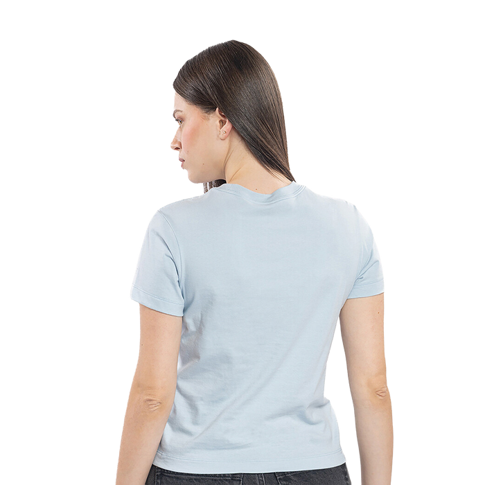 Camiseta Salton para mujer color celeste