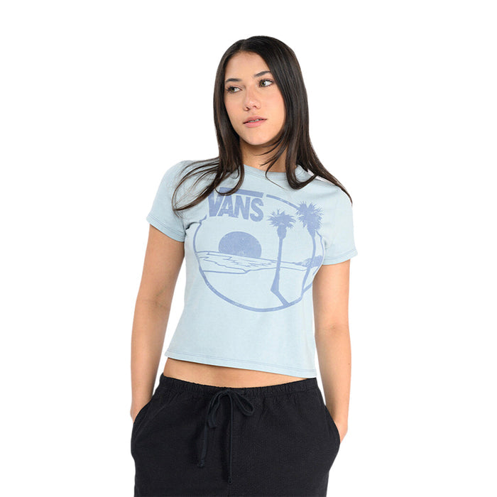 Camiseta Sano para mujer color celeste