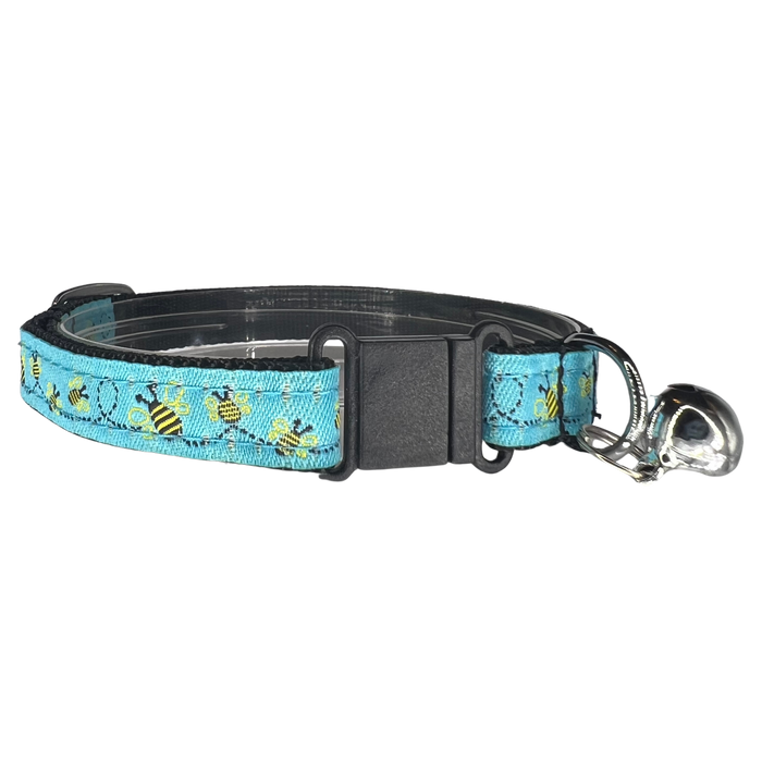BUSY-BEE-CAT-COLLAR-WITH-BELL