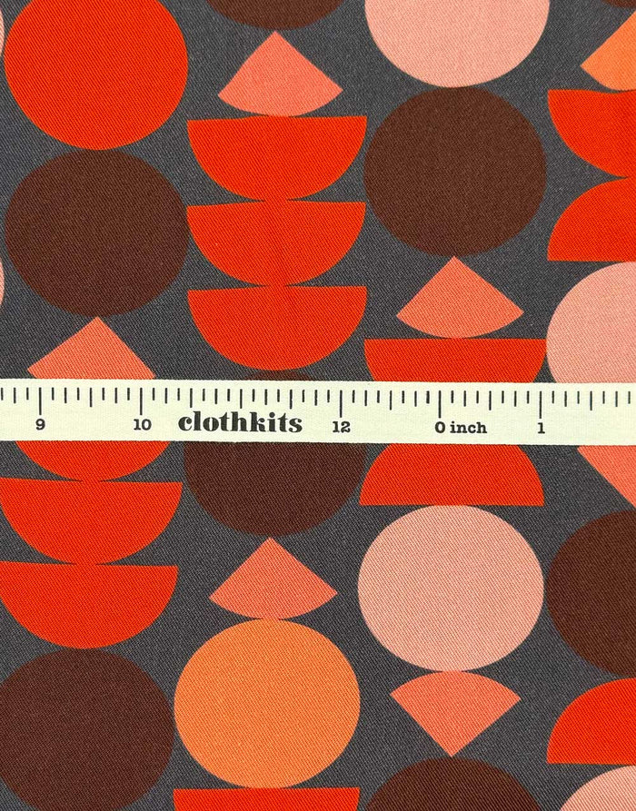Colourblock Shapes Light & Lush Viscose Fabric