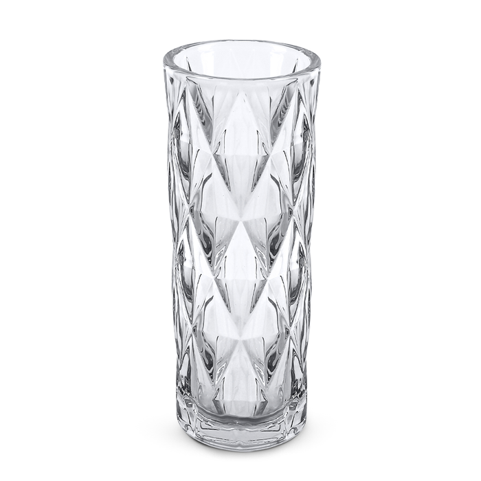 DIAMOND CUSHION CRYSTAL VASE