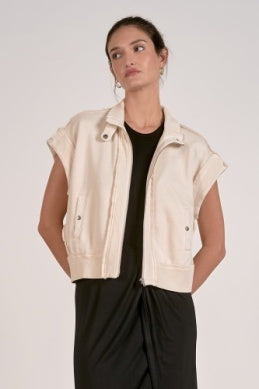 Elan Vest Zipper Collar