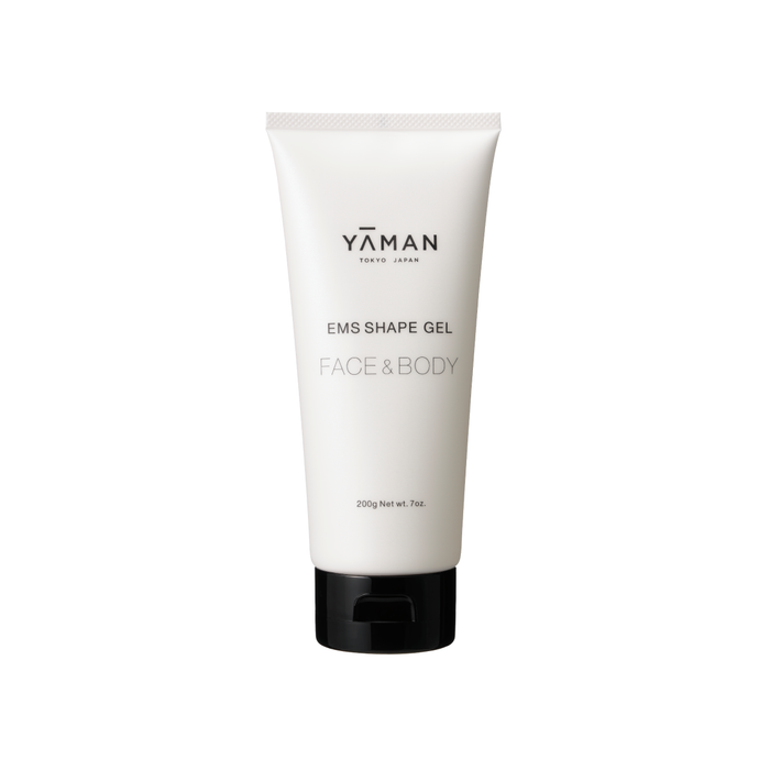 YAMAN EMS Shape Gel tube on a white background