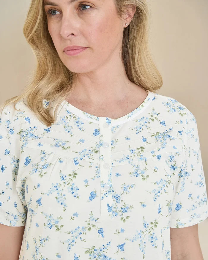 Genevieve Short Sleeve Cotton Nightdress