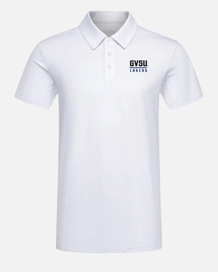GVSU Crest 2.0 Polo Light Grey