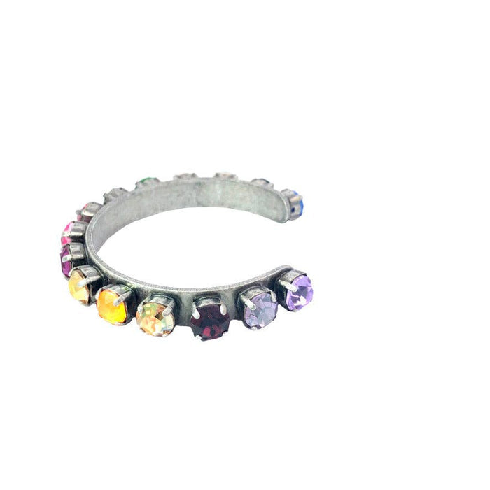 Kiki in Antique Silver Rainbow