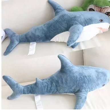Large Size Shark Plush Toy Soft Cushion 110CM