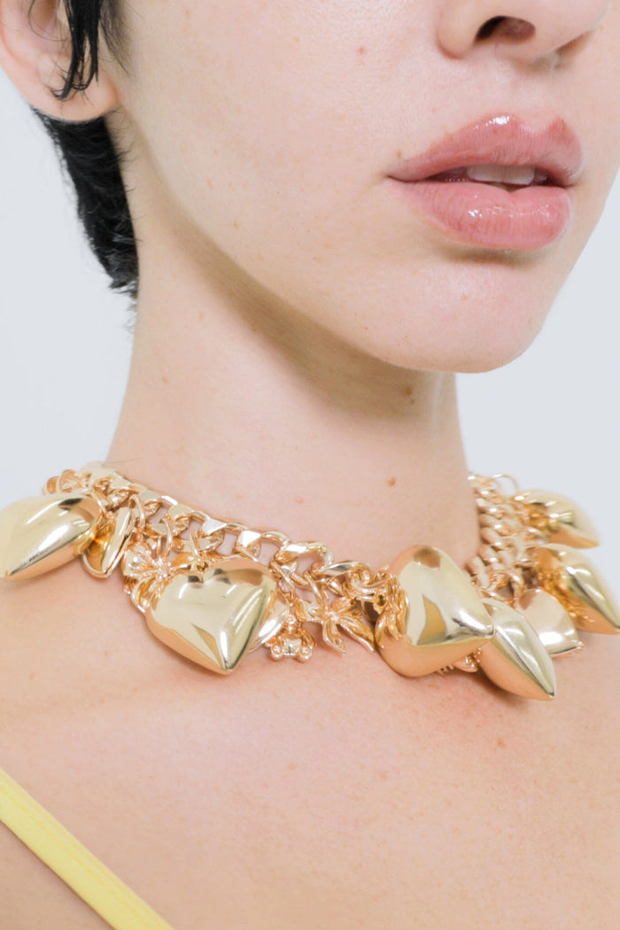 LOVE-BEAR Jeffrey Campbell Necklace Gold