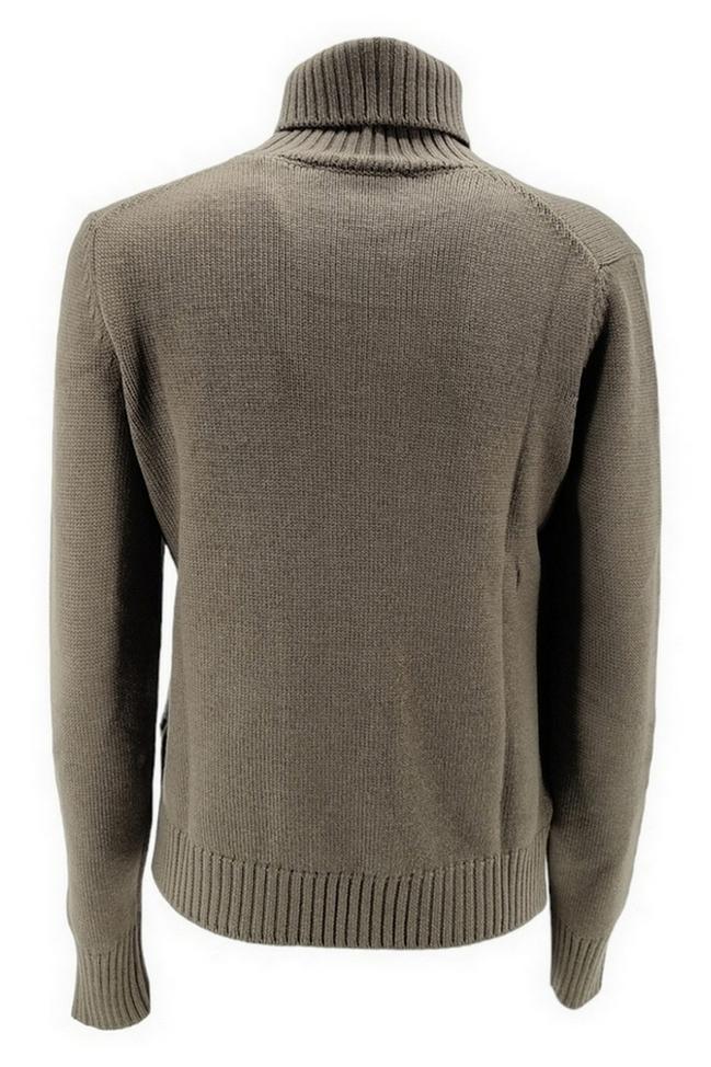 Maglia dolcevita donna militare in lana