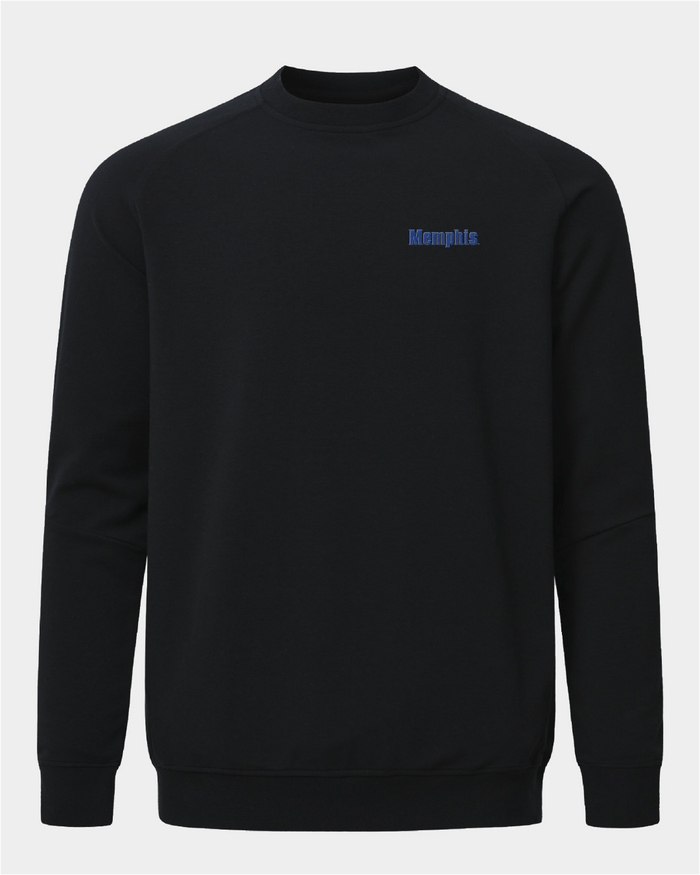Memphis Meridian Black Crewneck