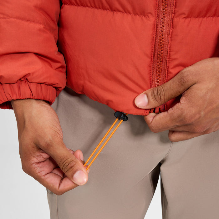 Men's Fulstow Reversible Down Jacket - Orange/Grey