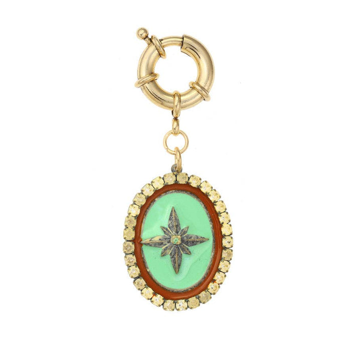Mint North Star Charm