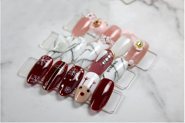 Nail display acrylic strips | 50pcs