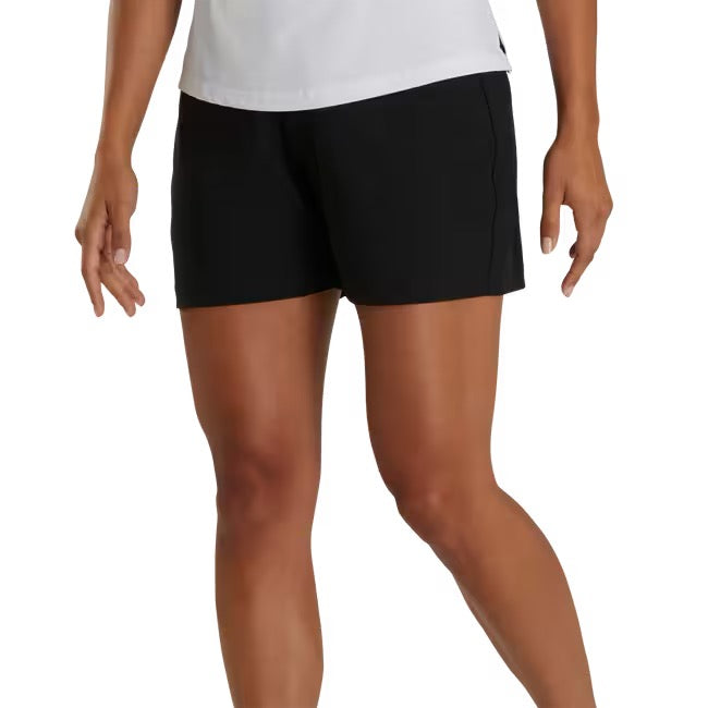 New Footjoy Women's Black Performance 5.5" Golf Short Size M MSP$85