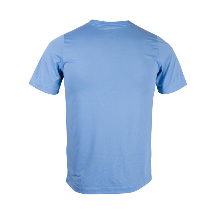 Light blue t-shirt on a white background