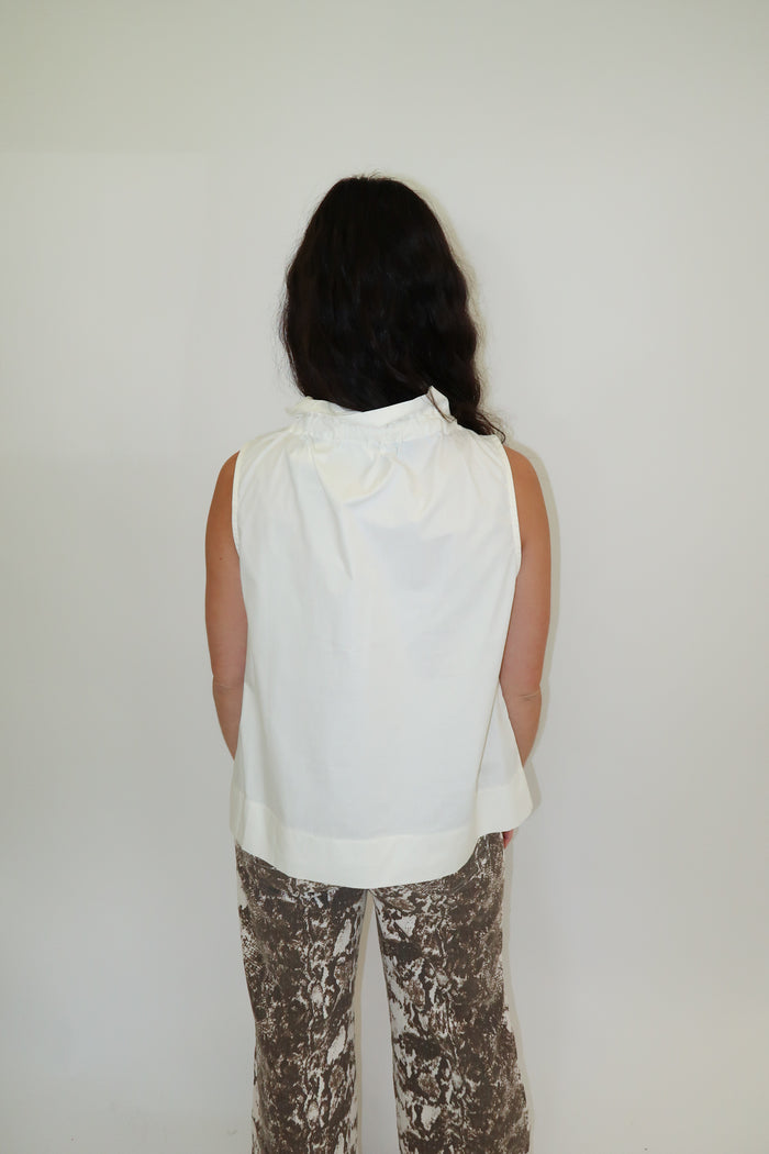 Off the Record Tie Neck Top - The Pink Tulip Clothing