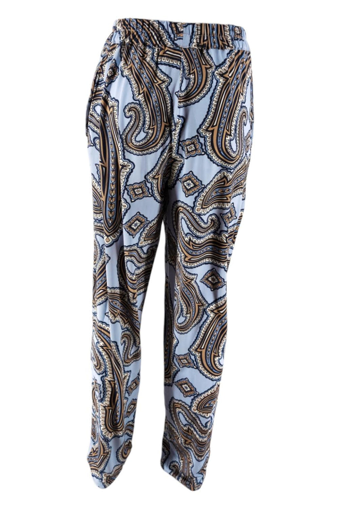 Pantalone Lavanda/beige/blu