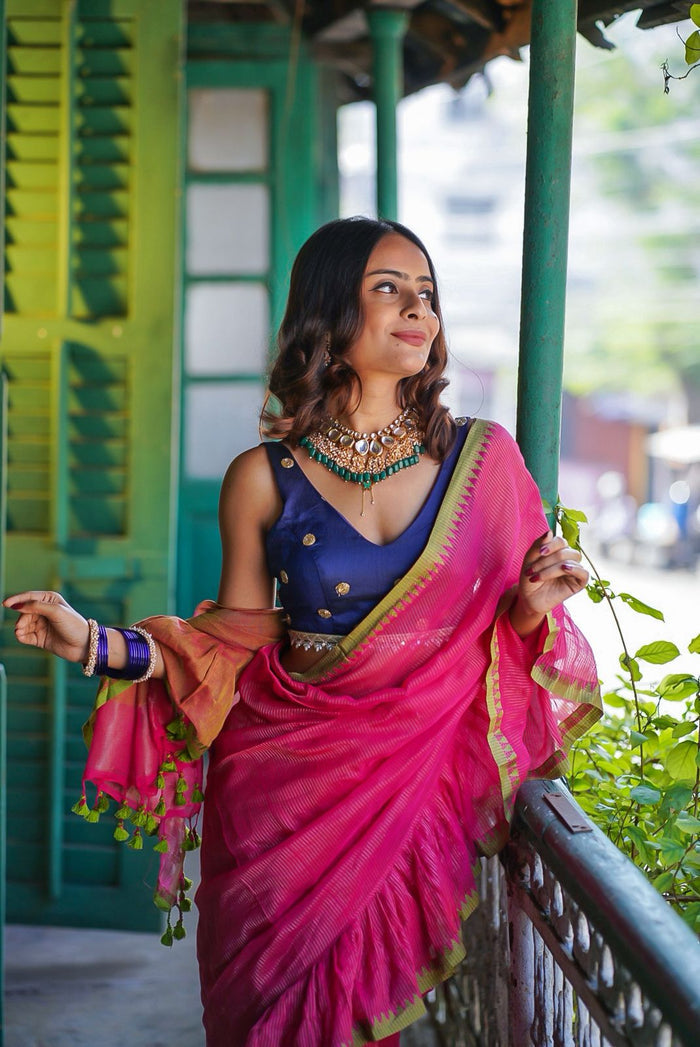 Pink Ruffle Rani