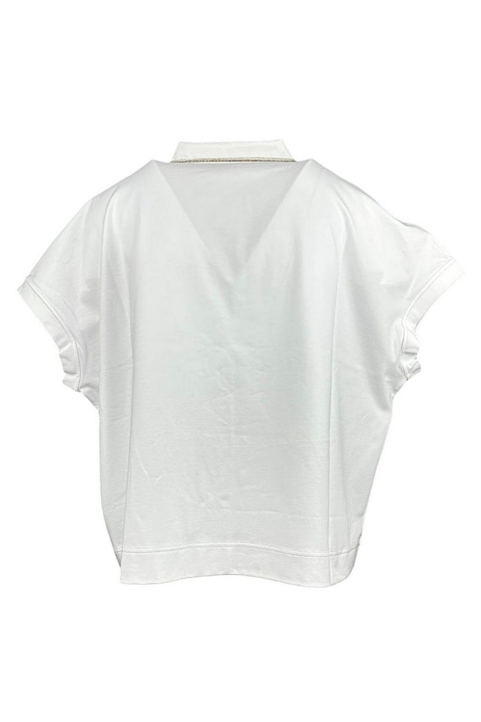 Polo donna bianco