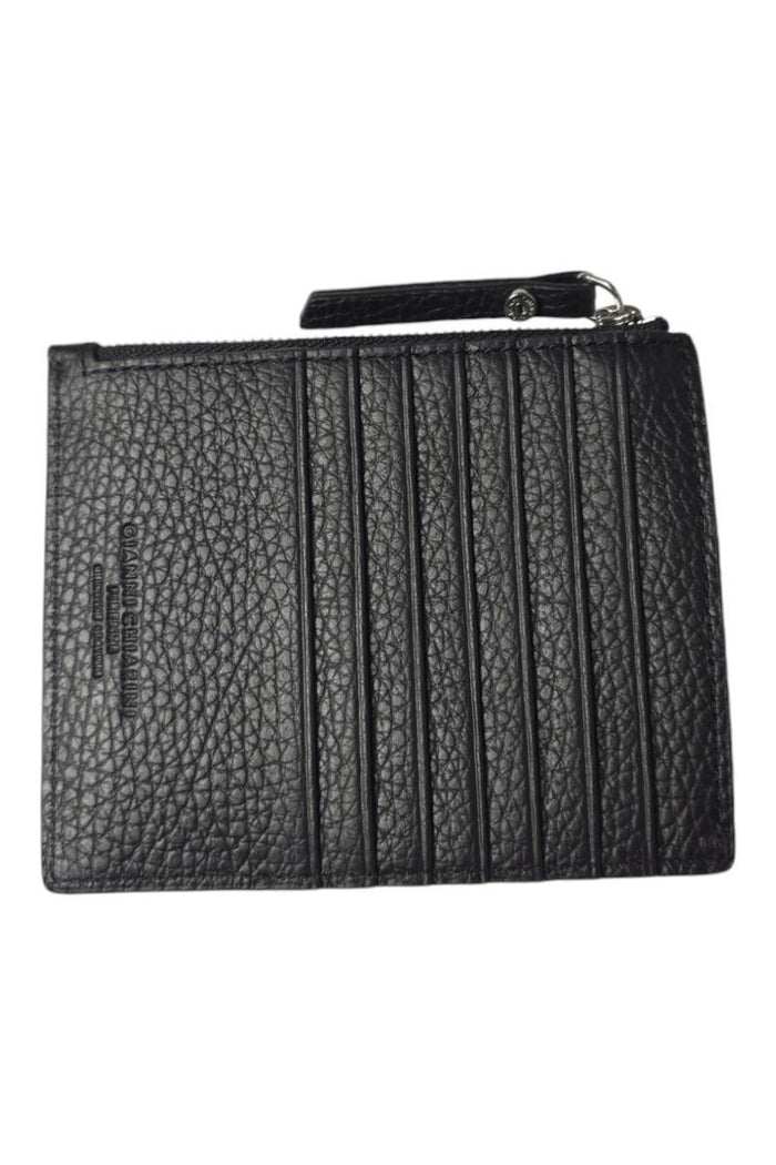 porta carte di credito donna in pelle nera