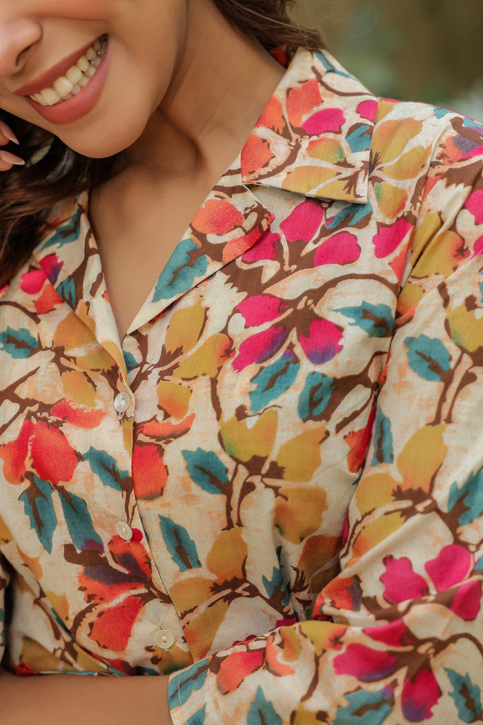Renaissance Floral Cotton Co-ord Set
