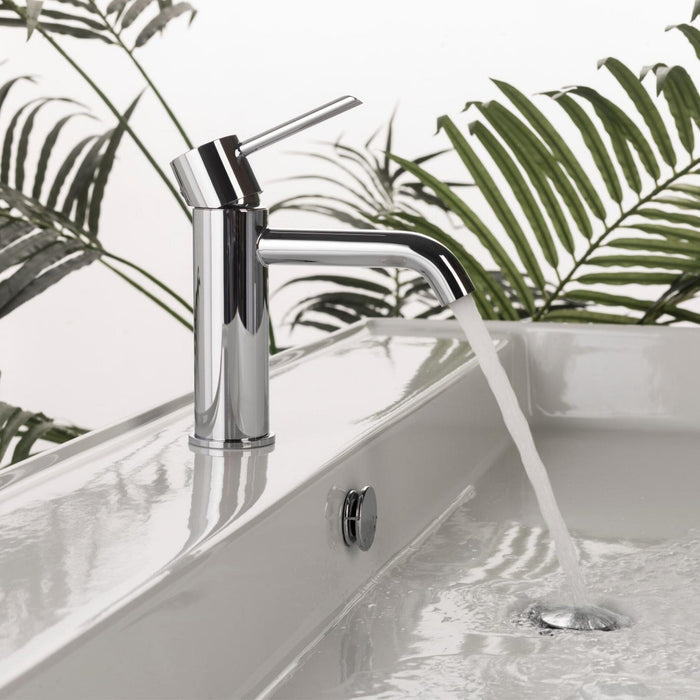 ROUND Single Lever Basin Mixer - Chrome Taps Noken by Porcelanosa