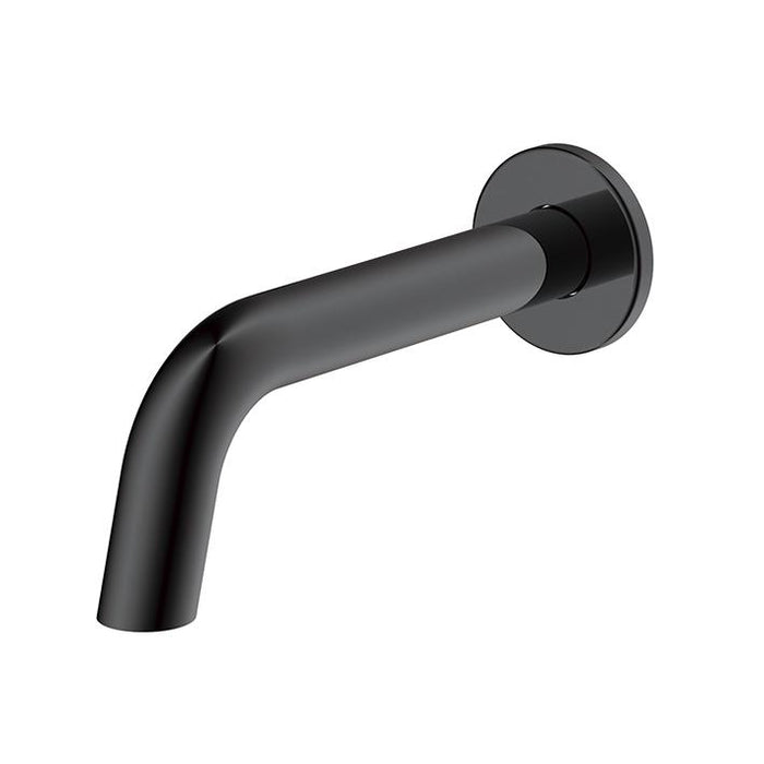 Wall mounted bath spout black noken by porcelanosa