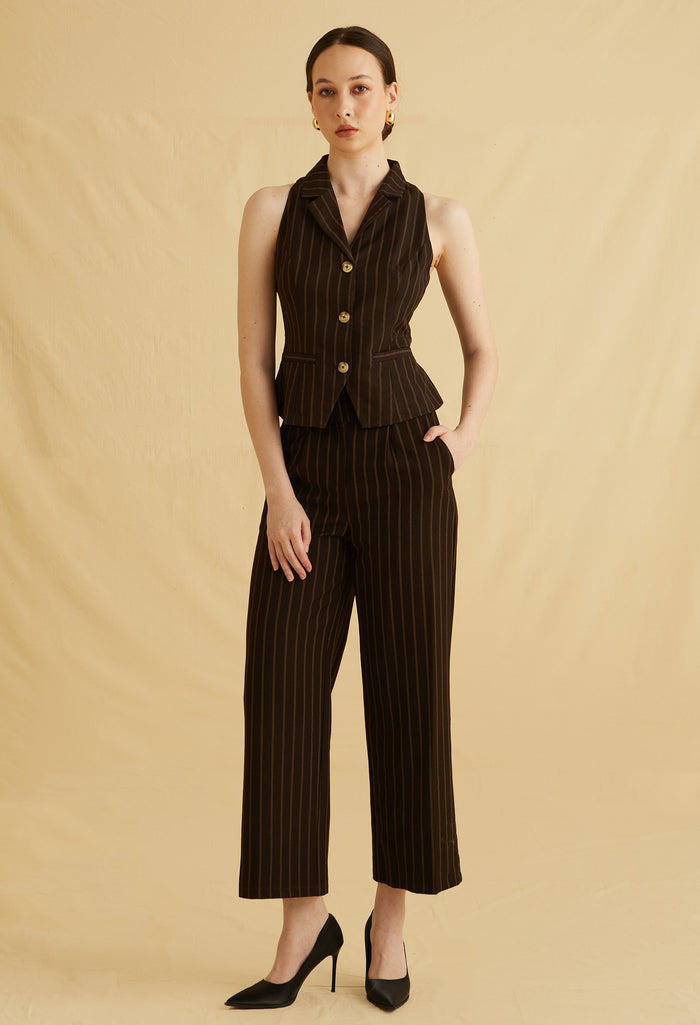 Sharp Line Straight Pants