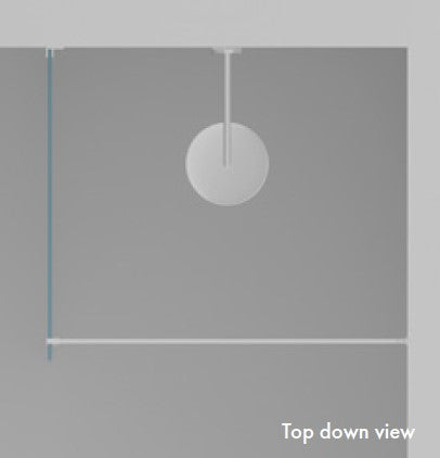 Showerscreens Support Arm, Support Bar, Made from Brass, Gunmetal Grey, Brushed Gold, Chrome - Image 3