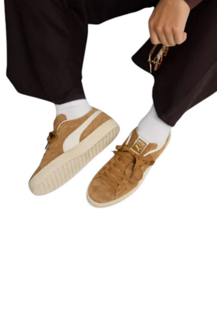 sneakers cassetta in suede