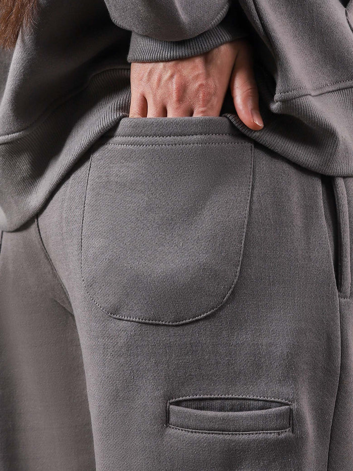 Utility Sweats granite grey flat lay streetwear bottoms Pakistan – GROOVY