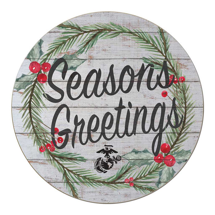 USMC Seasonal Indoor Circle Sign (20 inch diameter)*