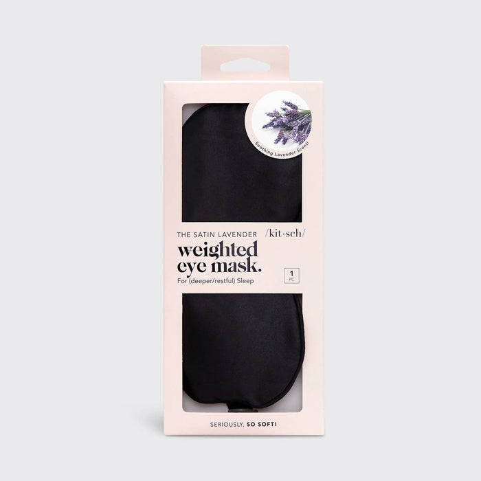 Weighted Satin Eye Mask | Lavender