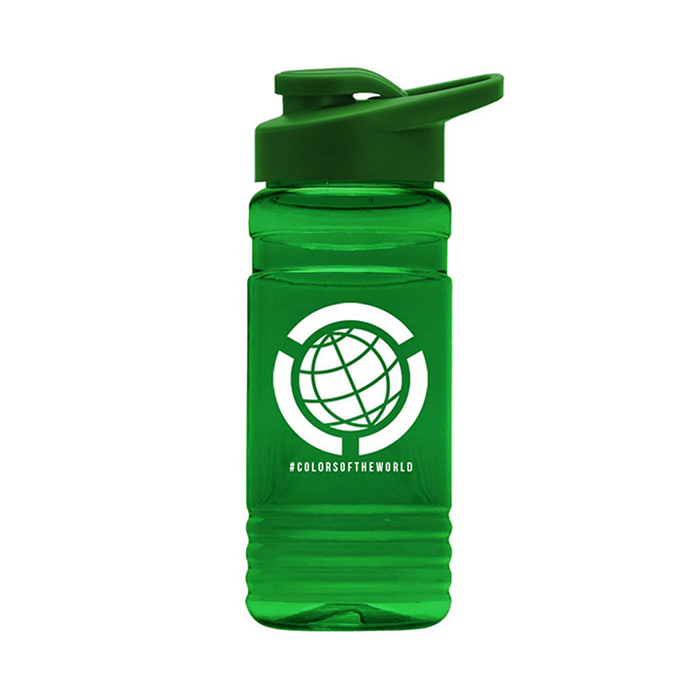 20 oz. UpCycle rPET Bottle Drink-Thru Lid, Screen Print