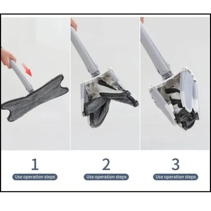 360 Degree Self-Wringing X-Type Microfiber Mop