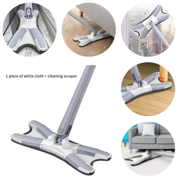 360 Degree Self-Wringing X-Type Microfiber Mop