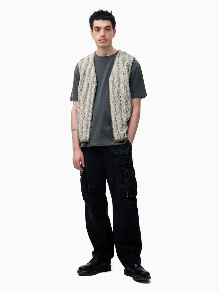 3D Cable Knit Vest