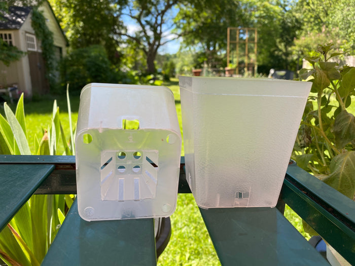 4 inch square clear
