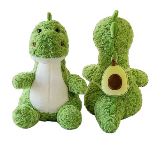 50CM Avocado Dinosaur Plush Toy With Small Backpack