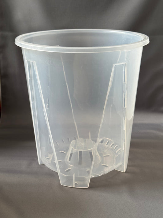 8inch Tall Vented Clear Pot