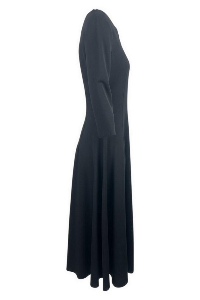 abito donna in crepe neto