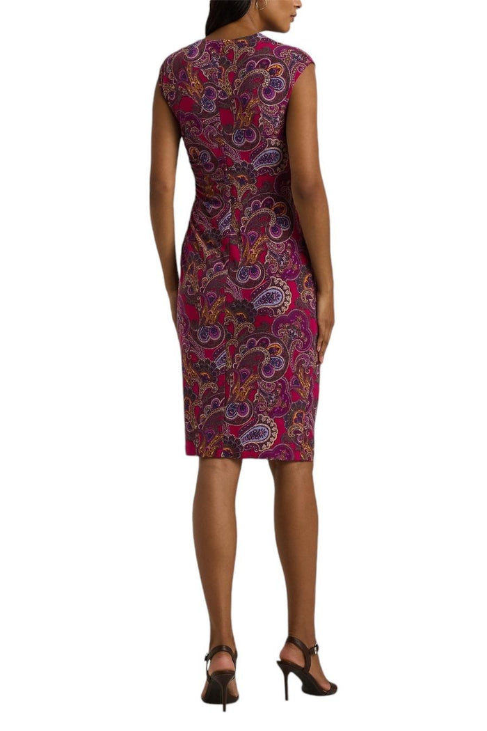 abito donna in jersey fucsia