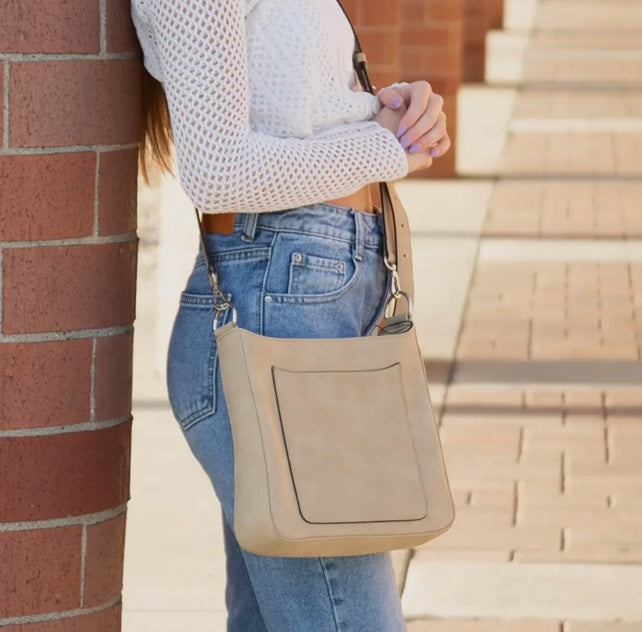 Accessories/Gifts - May Suede Crossbody, 3 Color Options