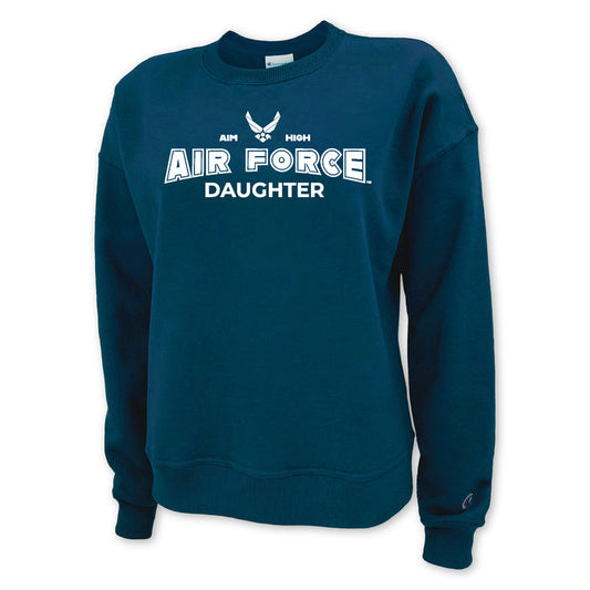 Air Force Champion Daughter Women's Crewneck (Blue)