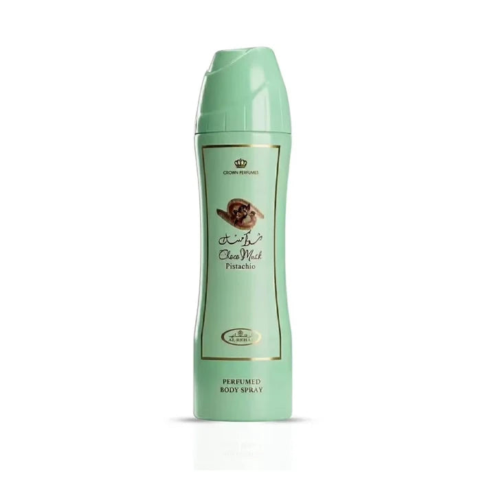 Al Rehab - Choco Musk Pistachio Perfumed Body Spray 200ml (6.6 oz)