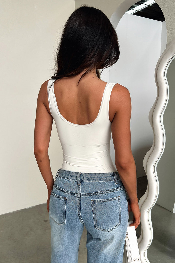 Alisa Shapewear Bodysuit - Cream