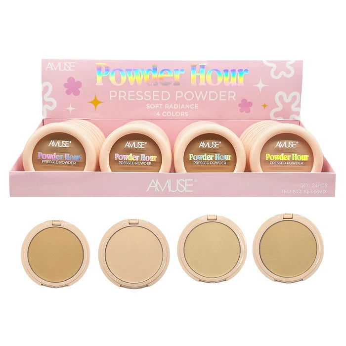 Amuse - Powder Hour Pressed Powder – Soft Radiance (24-Piece Display Box)